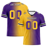 Custom Purple Yellow Minnesota Personalized Authentic Football Jersey FBJ02-D028017-9